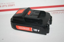 NEW Warrior 18V Lithium Battery Pack 1.3 Ah With LED Status Indicator BIG PLUG