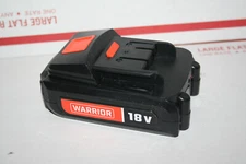 NEW Warrior 18V Lithium Battery Pack 1.3 Ah With LED Status Indicator BIG PLUG