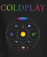 MUSIC OF THE SPHERES WORLD TOUR 2025 TEE - BLACK