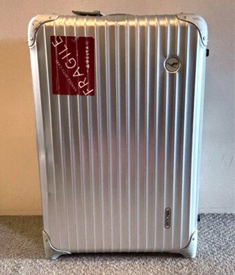 Rimowa Lufthansa 64L Silver 2-wheels Carry Case Suitcase | eBay UK