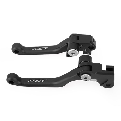 XR Logo Pivot Brake Clutch Levers For HONDA XR250R XR400R 1996-2004 XR650R Black - Picture 6 of 15