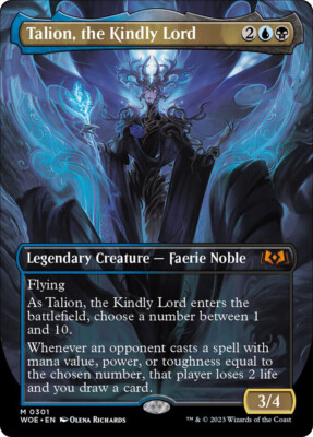 MTG Talion, the Kindly Lord Borderless - Wilds of Eldraine #301