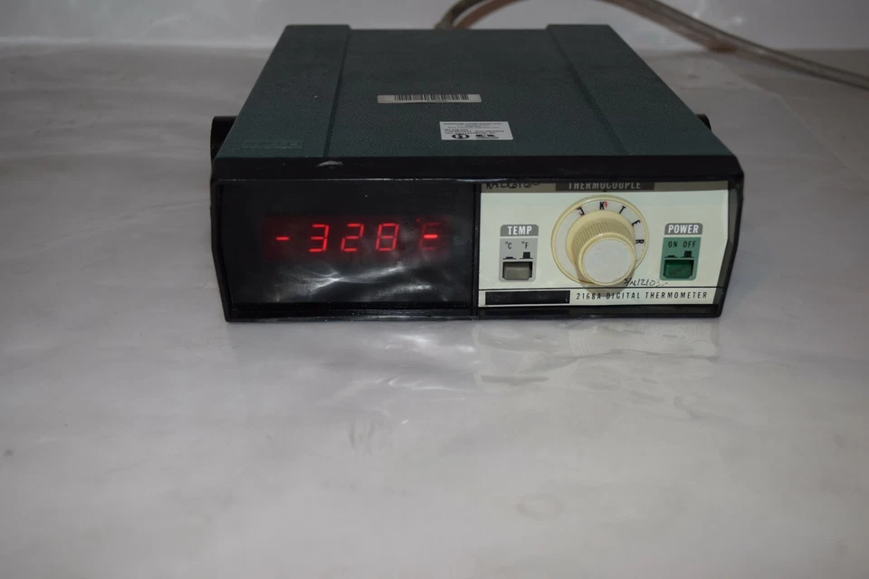 FLUKE 2168A DIGITAL THERMOMETER THERMOCOUPLE (LB108) - Image 4 of 4