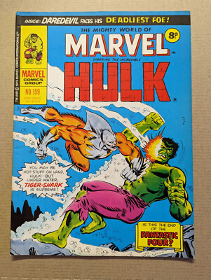 The Mighty World of Marvel #159 October 18th 1975, Marvel UK Comic 