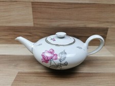 Vintage KPM Krister Germany Rosa Rose Teekanne