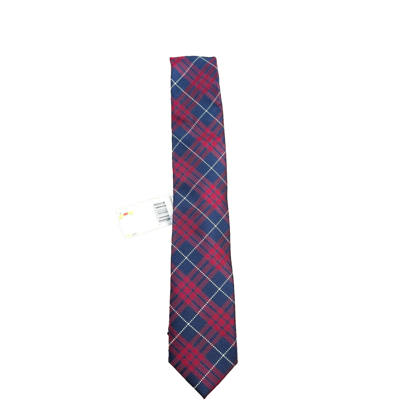 Мужской галстук в клетку от Tommy Hilfiger Красный галстук- ОС 3490₽