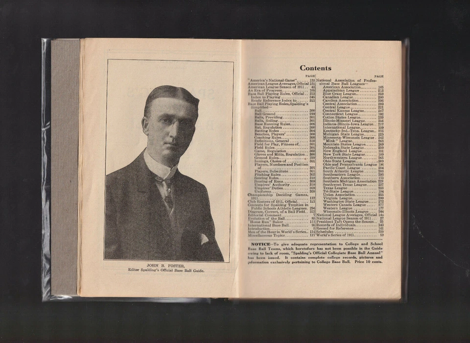 Guía de béisbol Spalding 1912 con Ty Cobb (encuadernación suelta) Foto 2 de 4