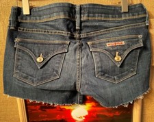 Hudson’s women’s cutoff denim shorts 27 USA made stretch