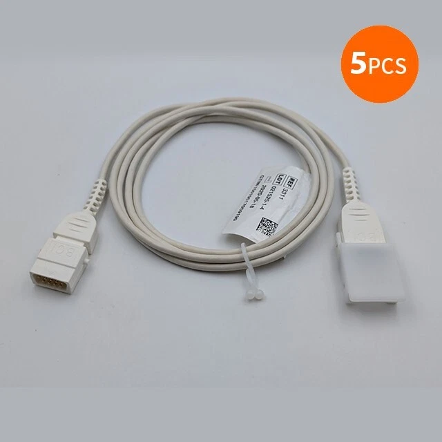 5PCS BCI-Smiths Medical Oximetry Cable 3311C - 5 ft. Certified