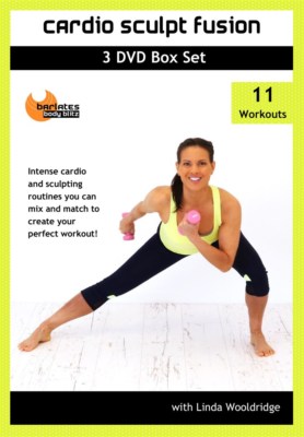 CARDIO SCULPT FUSION 3 DVD SET 11 WORKOUTS  NEW LINDA WOOLDRIDGE BARLATES BARRE