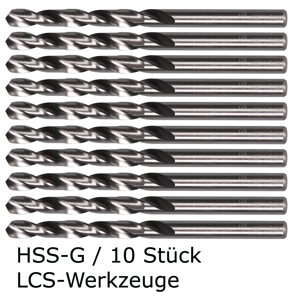 10x Mini-Spiralbohrer 1,5 Mm – HSS-Stahl, Gerader Schaft, Ideal Für PCBs, Dünnes Metall & Kunststoff