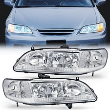 Nilight Headlight Assembly Compatible with 1998 1999 2000 2001 2002 Honda Accord