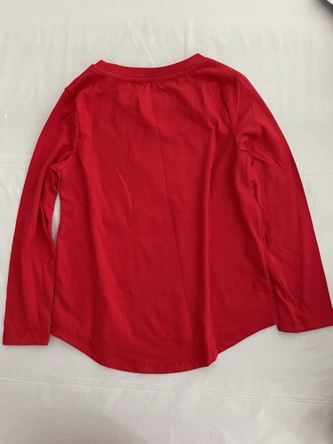 Cat & jack Girls sequin Christmas tree long sleeve shirt size S(6/7) NWT - Picture 2 of 3