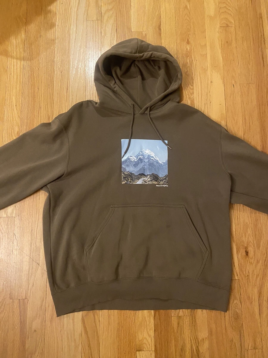 h&m brown hoodie