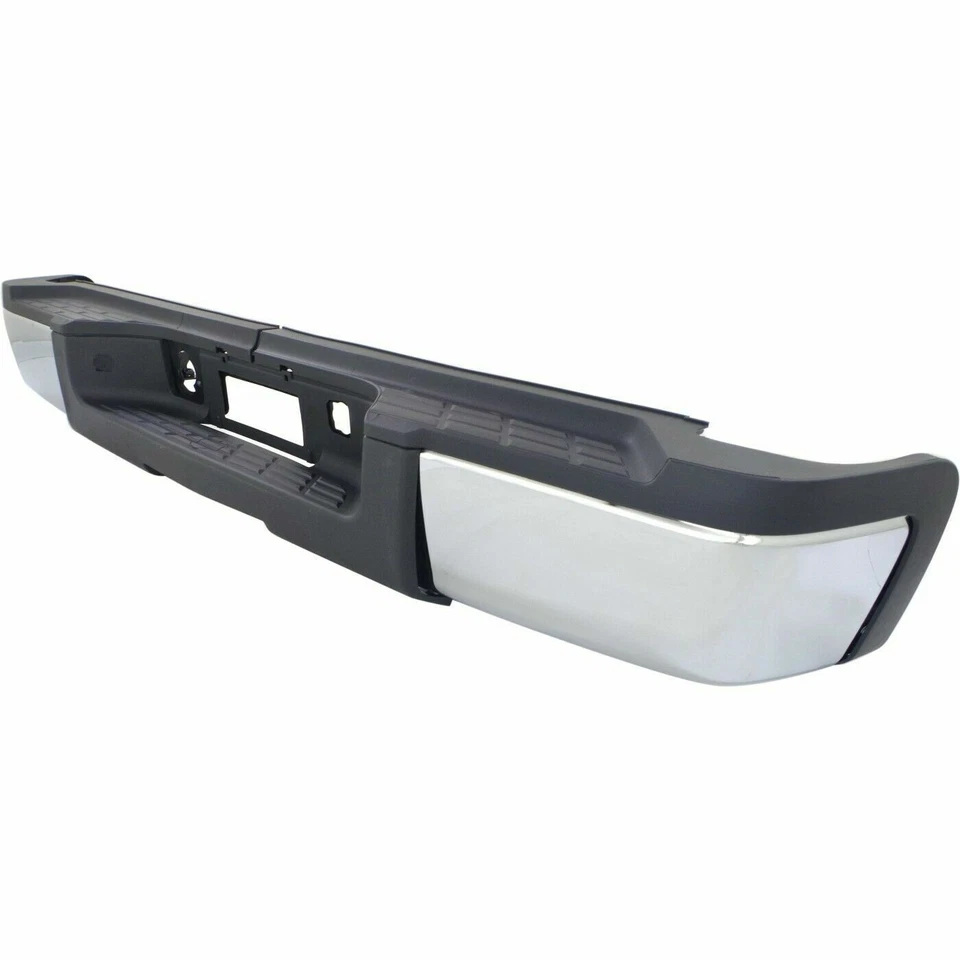 Rear Chrome Step Bumper For 2007-2010 Chevrolet Silverado Sierra 2500HD 3500HD - Image 4 of 4