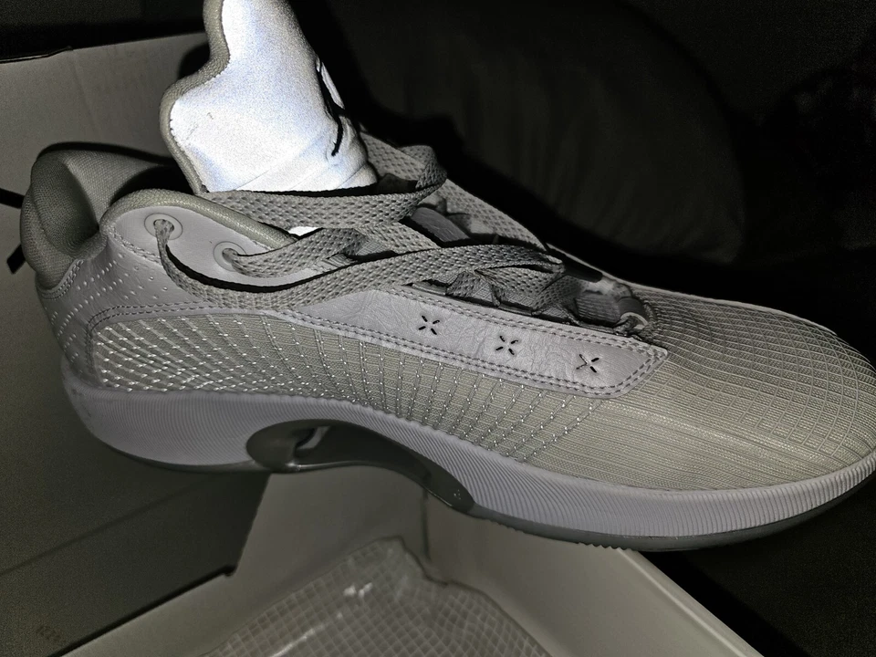 Jordan 35 низкий белый металлик серебро 2021 - Изображение 4 из 4