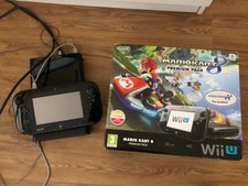 Nintendo Wii U Mario Kart 8 32gb Black Handheld System For Sale Online Ebay