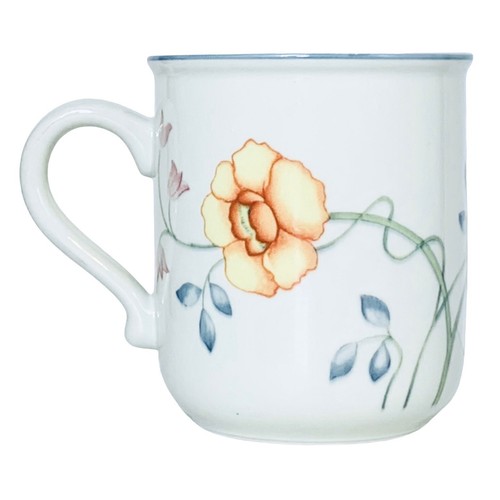 Vintage Villeroy & Boch ALBERTINA Multicolored Floral Vines Mug NEW - Picture 2 of 7