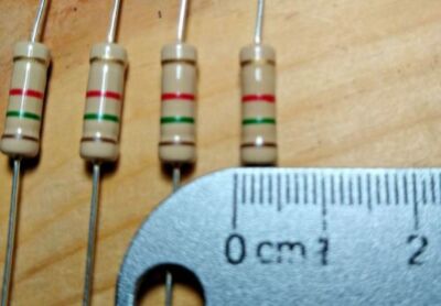 Watt Carbon Film Resistor LARGE (10Pieces)5% tolerance YOU CHOOSE THE VALUE 4.7k