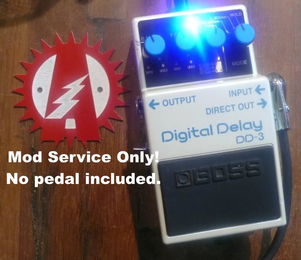 Mod Service Only (No Pedal Included) Boss DD-3 Digital Delay