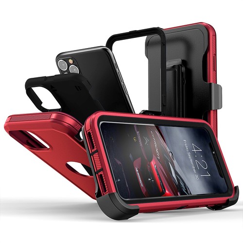 For iPhone 11 ,11 Pro Max Shockproof Defender Phone Armor Case Cover+Belt Clip - Picture 10 of 19