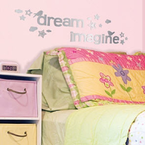 Adesivi murali DREAM IMAGE SPECCHIATI 27 decalcomanie luce specchio ispirazione - Foto 1 di 2