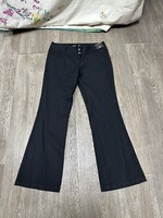 Dorothy Perkins Machine Washable Bootleg Short Black Jeans - UK 12 (EU 40) - New