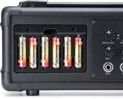 Sanwa Supply Loudspeaker with Wireless Microphone MM-SPAMP4 Black