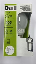 Diall B15 9w(38w) -405 Lumens Energy Saving Bulbs A