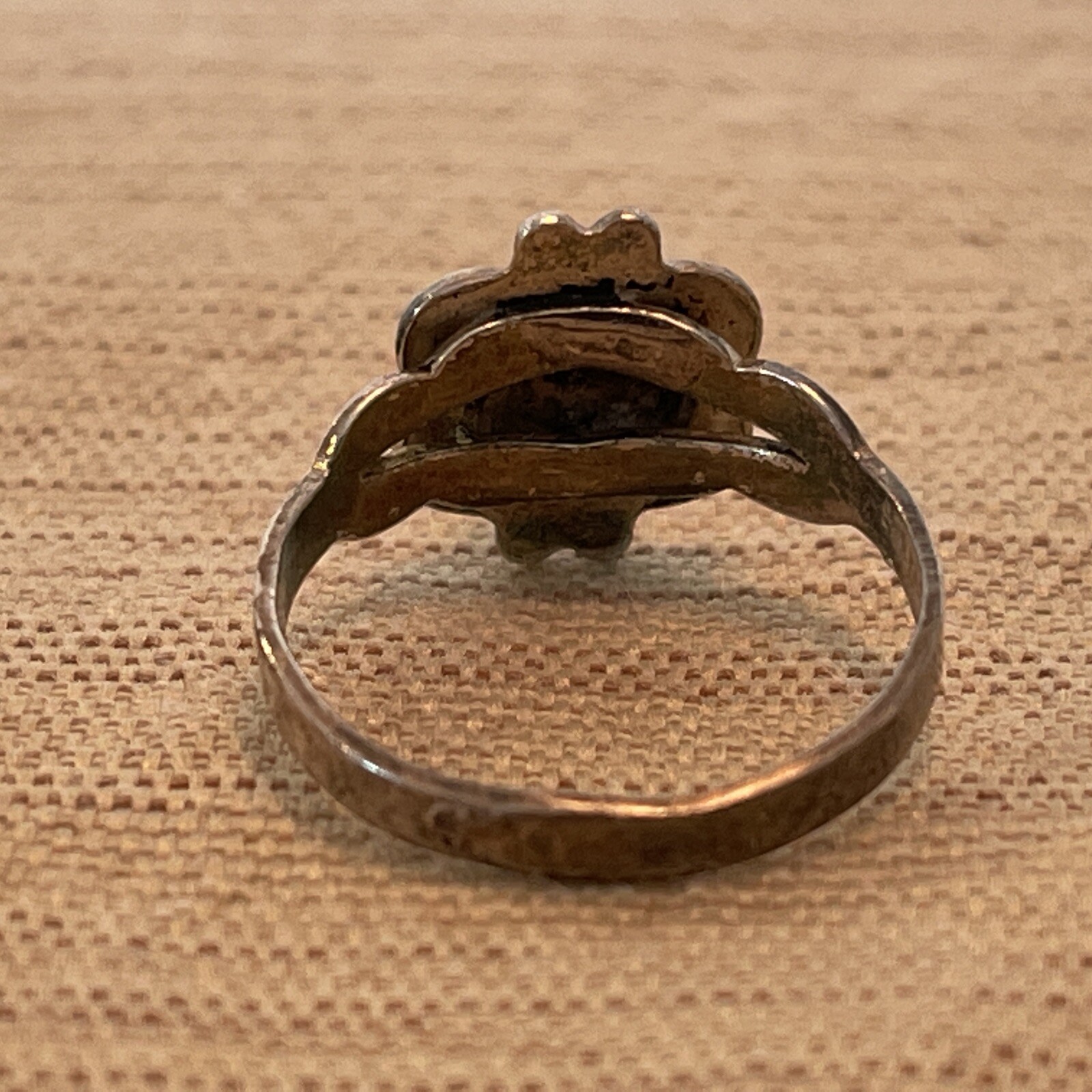 Sterling Silver Turquoise Ring Size Between 5 1/2… - image 4