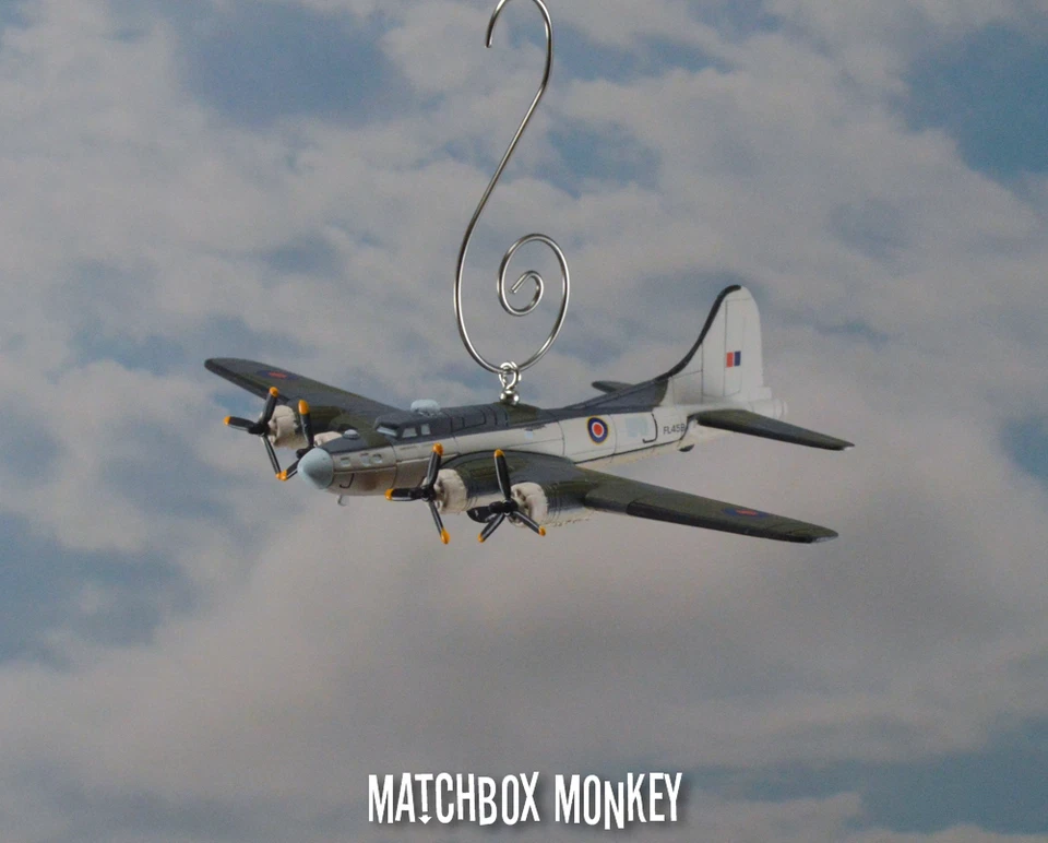 B-17 Flying Fortress Royal Air Force RAF WWII Airplane Plane Christmas Ornament - Image 2 of 4