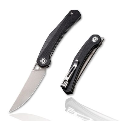 New Civivi Lazar Linerlock Black G10 Folding Poket Knife C200131