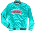 Mitchell & Ness San Antonio Spurs Teal Lightweight Satin Jacket College