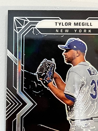 Tylor Megill RC Rookie 2022 Chronicles - Obsidian Silver Etch New York Mets - Picture 4 of 6