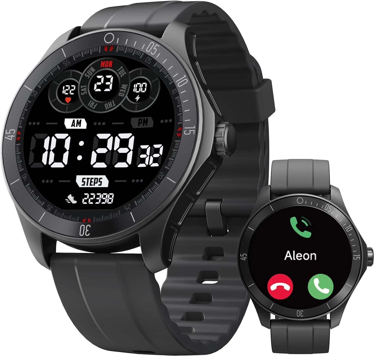 Smart Watch Men Women with Phone Function Wristwatch for iPhone Samsung Huawei
