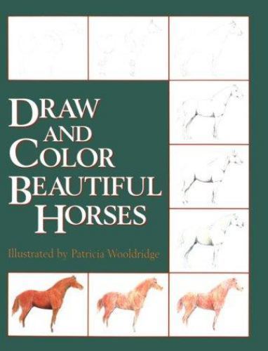 Draw and Color Beautiful Horses, Breakthrough Publications Inc, Very Good Book