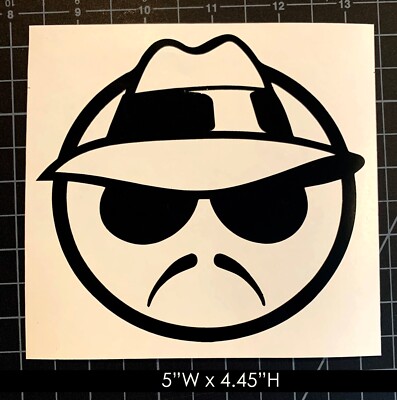 Lowrider Guy Face Logo Vehicle Decal | eBay