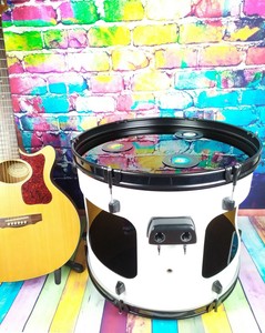 Bass Drum Coffee Table Artic White 22 Handmade In The Uk Ebay