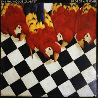 The Phil Woods Quartet Birds Of A Feather + INSERT JAPAN NEAR MINT Vinyl LP