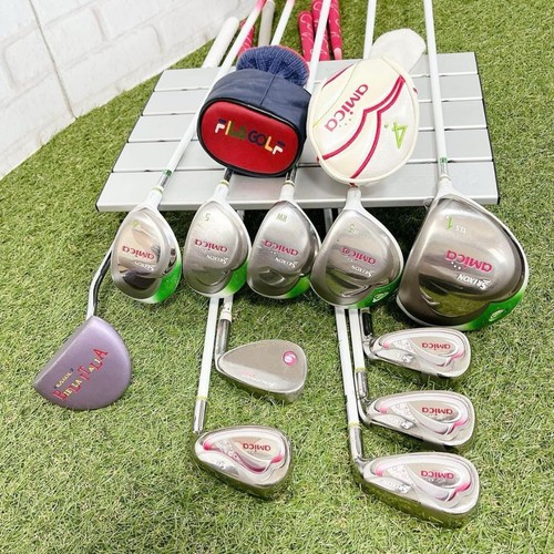 Srixon Amica Women's Golf Set 11 Pieces Shoes 24.5cm Used - Picture 2 of 13