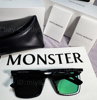 GentleMonster Sunglasses TEGA 01 Black Frame Black Lenses | eBay