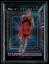2023-24 Topps Midnight #SS-25 Gradey Dick Star Studded