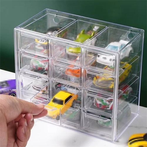 12 rejillas para auto fundido a presión Hot Wheels para gabinete de almacenamiento de exhibición Matchbox 1/64 - Imagen 4 de 16