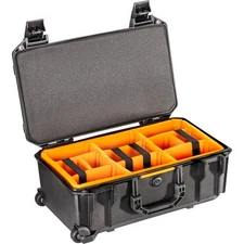 Pelican Vault V525 Wheeled Case with Padded Dividers (Black, 25L)
