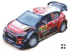 JP 1/43 Diecast Citroen C3 WRC 2018 Rally RACC Catalunya Winner S Loeb D Elena