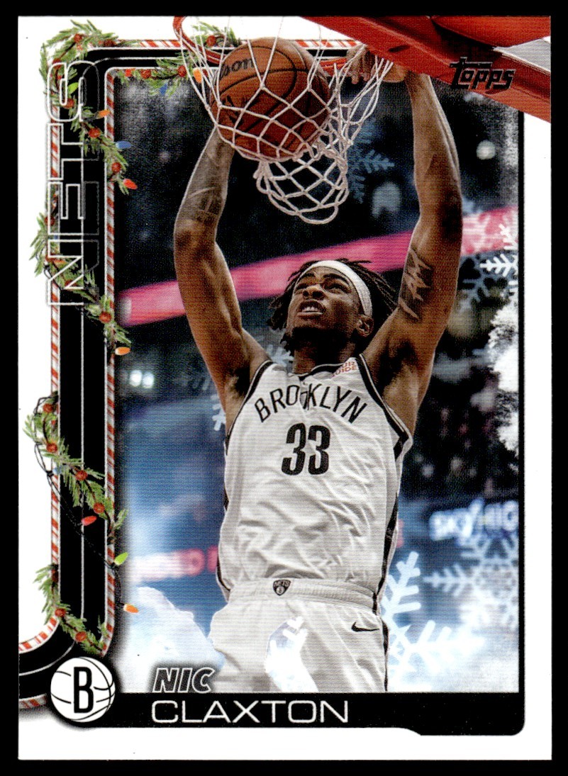 2025-26 Topps Holiday NIC CLAXTON #H9 Brooklyn Nets | eBay