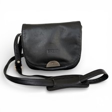 Original BREE Echt Leder Schwarz Damen Tasche Schultertasche Umhängetasche