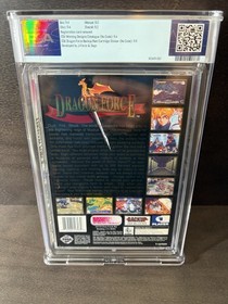 Dragon Force Sega Saturn Game Game Complete In Case PSA 9.2