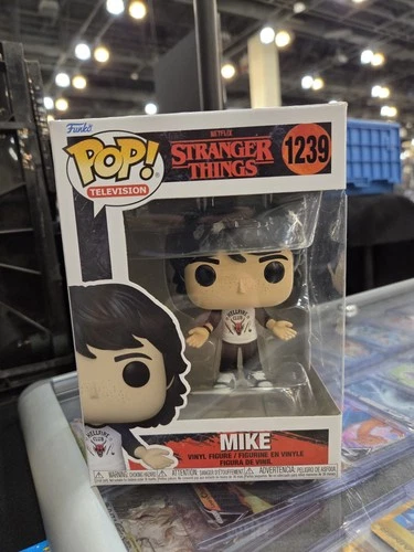 Funko Pop! Vinyl: Stranger Things #1239 Mike w/Hellfire Club shirt Netflix show