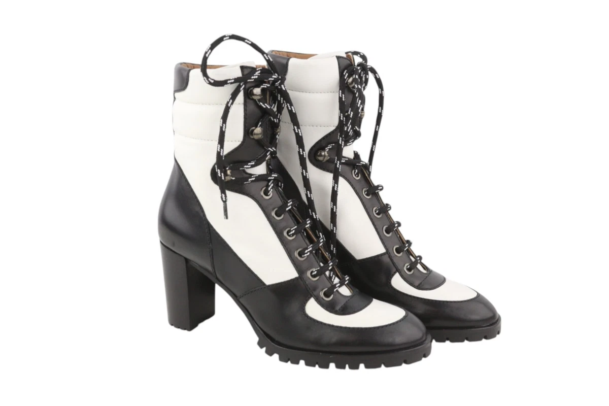 Emporio Armani Black Embroidered Camo Velvet Lace Up Combat Boots M6 W7.5 BNIB Velvet Combat Boots for Women for sale | eBay main image 4